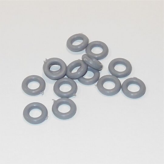Matchbox 1 to 75 12mm Smooth Thick Tyre Grey Y153