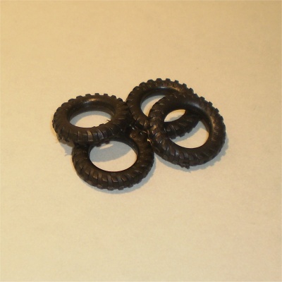 Matchbox 1-75 22mm Tractor Rear Tyre Black Y067