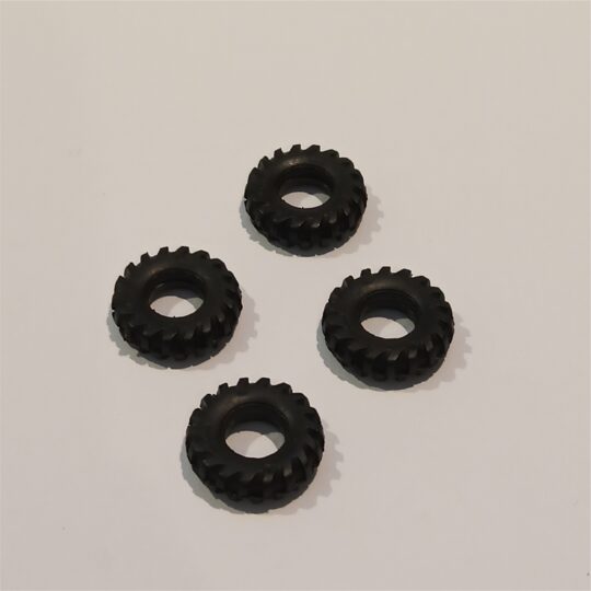 Matchbox King Size K 5 c Muir Hill Trailer Tires 4 Tyres Pack #16