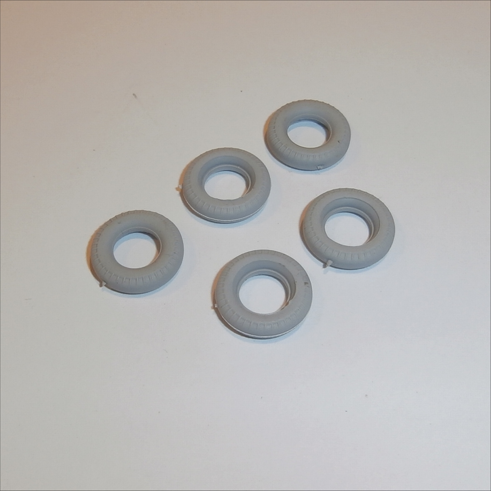Corgi Toys 224 Bentley Continental Tires Set of 5 Grey Tyres Pack #27