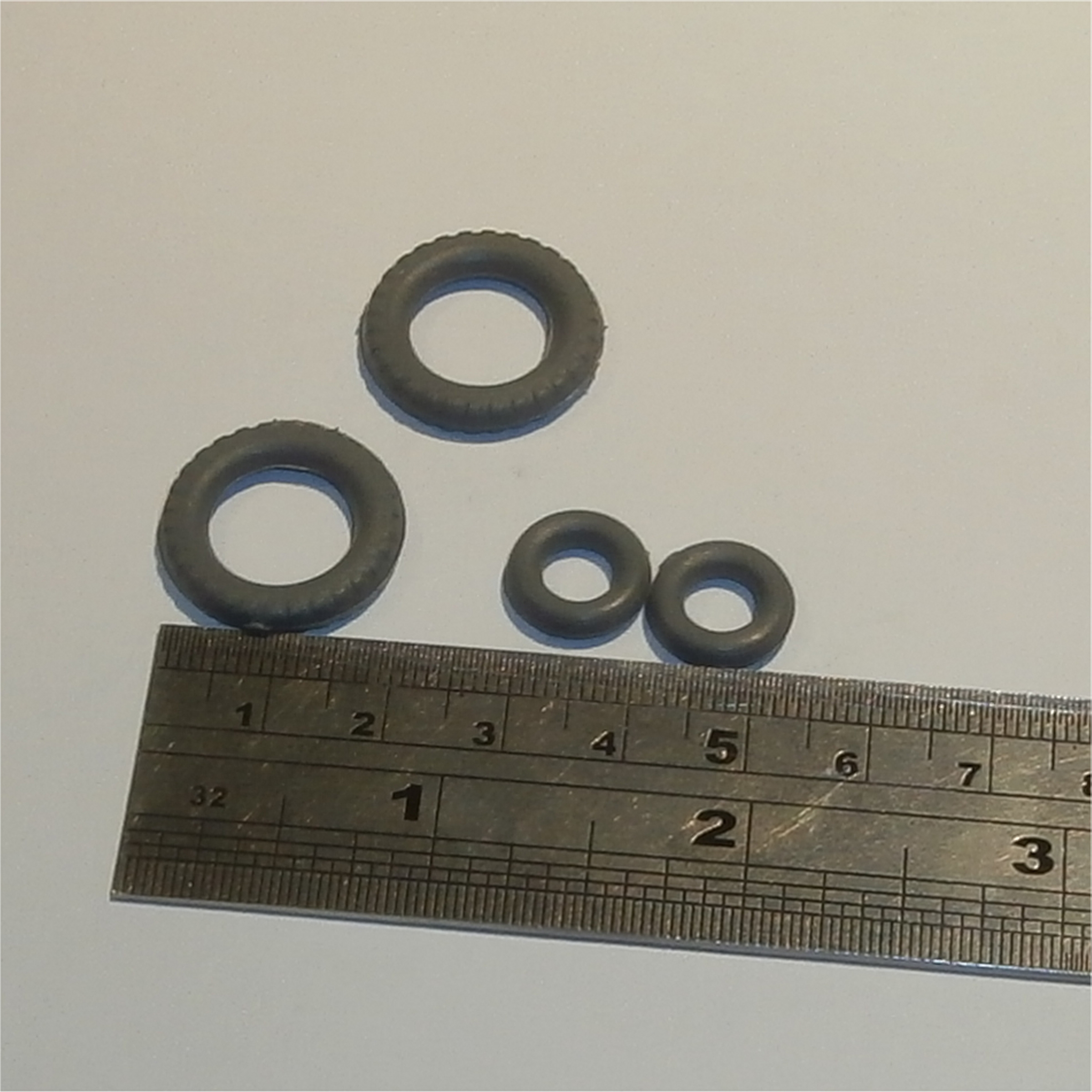 Matchbox Lesney 1-75 50 b or 72 a Tractor Grey Tires Set of 4 Tyres Pack #35