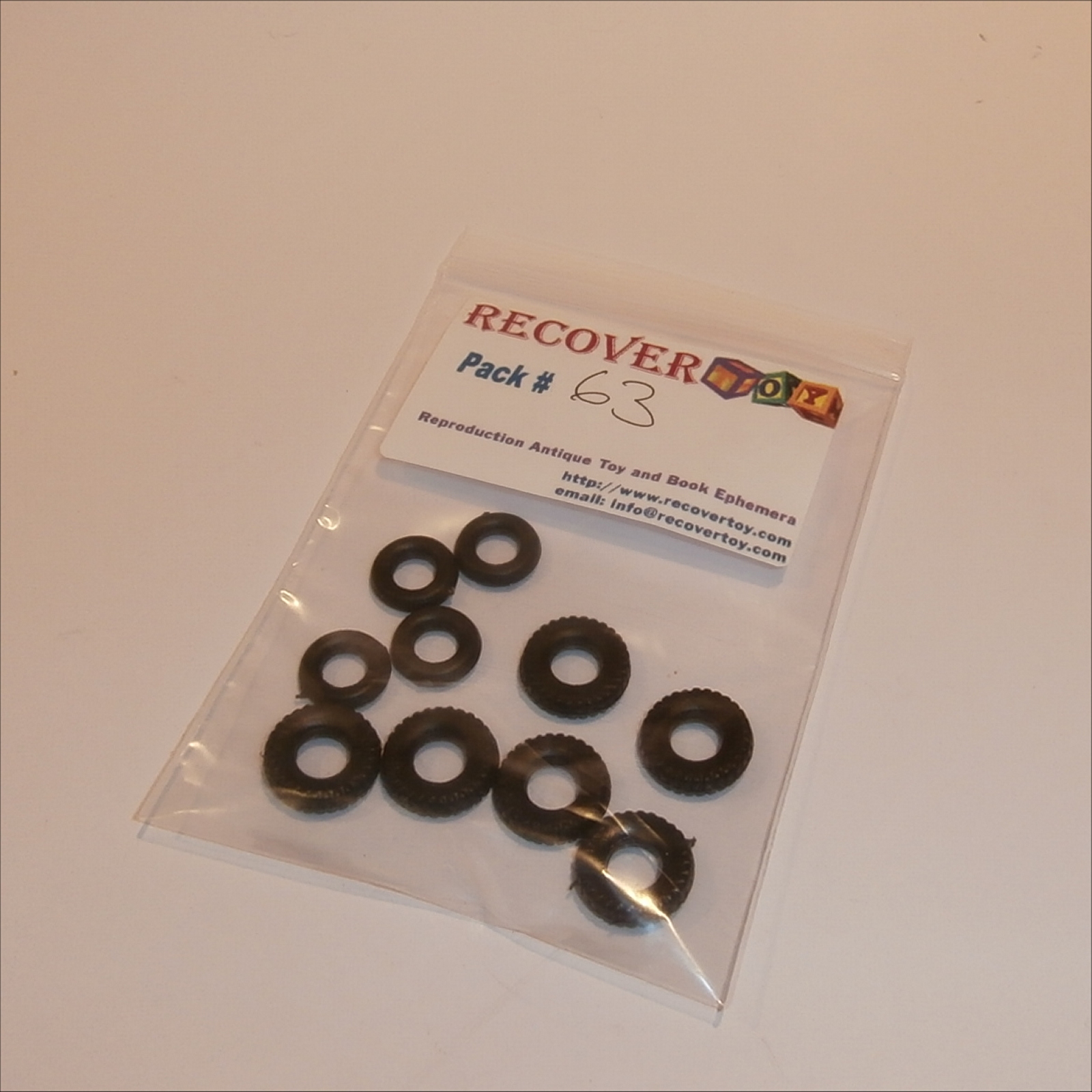 Matchbox Kingsize K 18 a Dodge Horsebox Tires Set of 10 Black Tyres Pack #63