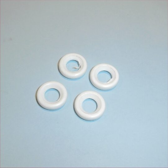 Dinky Toys White Smooth Tires set of 4 15mm Sedan Tyres Pack #111