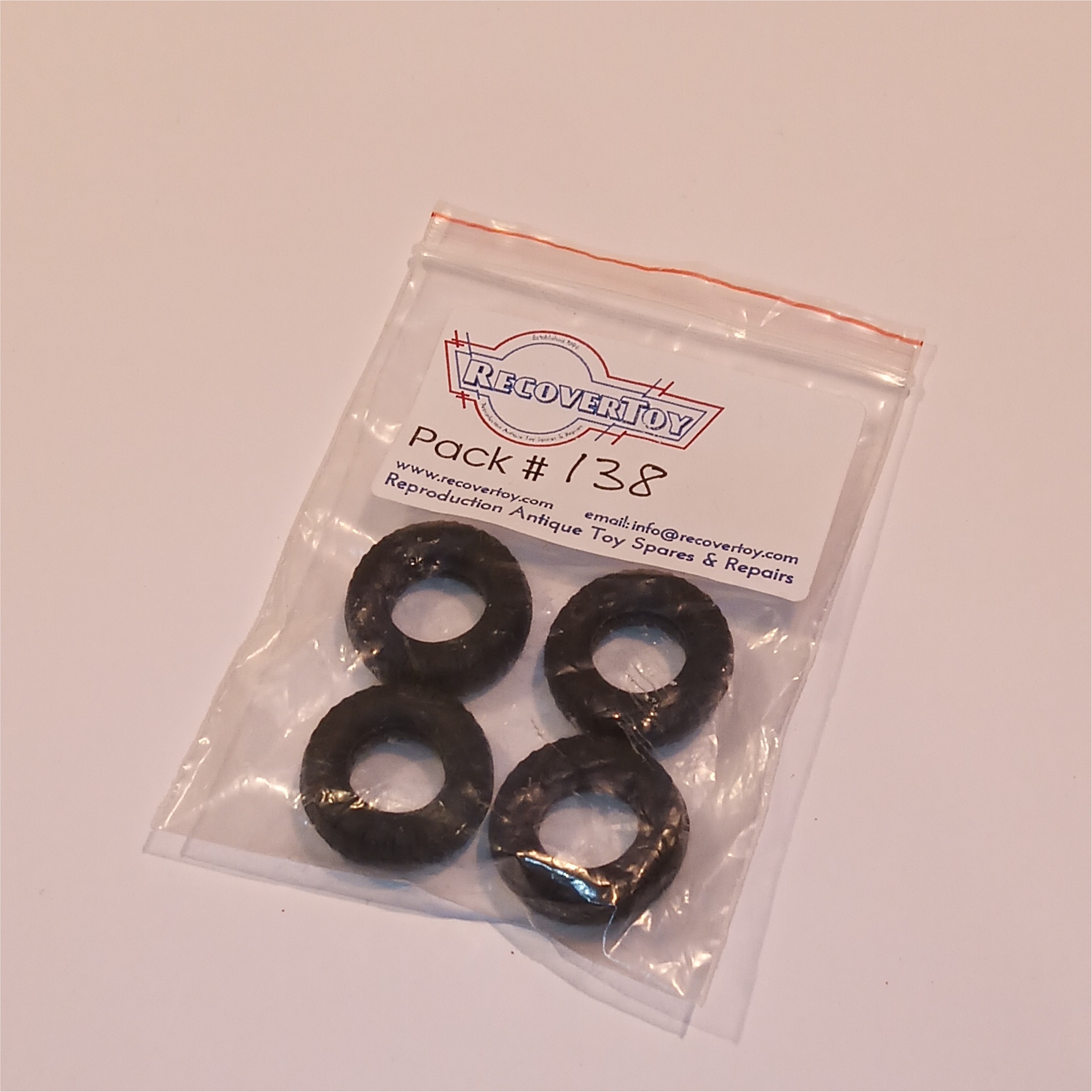 Matchbox Kingsize 27mm Black K5c Muir Hill Trailer Tires Set of 4 Tyres Pack #138